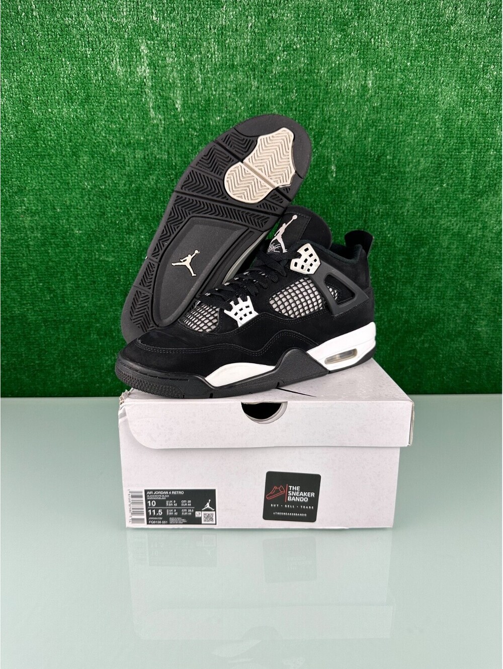 Size 10 - Air Jordan 4 Retro White Thunder